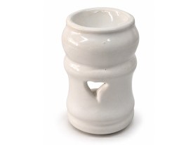 Hornito ceramica con corazon de costado